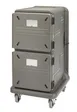 Cambro PCU1600HP615 Pro Cart Ultra Hot/Passive Food Pan Carrier - 1 Active Hot & 1 Passive Compartment 1 image