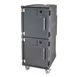 Cambro PCUCHSP615 2-Compartment Heated Holding Cabinet, 28"W x 35.75"D x 66"H, 32 GN 1/1 Pans Capacity, Polyethylene Exterior, Charcoal Gray 1 image