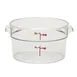 Cambro RFSCW2135 - Polycarbonate 2-qt (8-3/16" x 4-3/16") Container with Handle, -40°F to 210°F, NSF 1 image