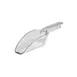 Cambro SCP12CW135 - Camwear Ice Scoop, 12‑Oz Clear Polycarbonate Utility Scoop, Flat‑Bottom Design 1 image