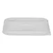 Cambro SFC2SCPP190 Cover - Fits 2‑qt & 4‑qt CamSquare Containers, Clear Polyethylene, NSF‑Approved 1 image