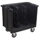 Cambro TDC30110 Adjustable Black Polyethylene Dish Cart, 23.25"W x 38.875"L, 500 lbs, NSF 1 image
