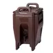 Cambro UC250131 Insulated Plastic Dispenser, 2-3/4-Gallon, Dark Brown, 11.75W x 16.75D x 19.75H, NSF 1 image