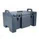Cambro UPC100191 Ultra Pan Carriers® Top Loading 8" Deep Insulated Food Pan Carrier - Granite Gray 1 image