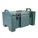 Cambro UPC100192 Ultra Pan Carriers® Top Loading 8" Deep Insulated Food Pan Carrier - Granite Green 1 image
