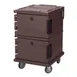 Cambro UPC1200131 Ultra Camcart Food Pan Carrier w/ Front Loading, (16) Pan Capacity, Dark Brown 1 image