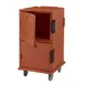 Cambro UPC1600402 Ultra Camcart® Insulated Food Pan Carrier, Holds 24 Pans, Brick Red 1 image