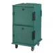 Cambro UPC1600SP519 Ultra Camcart® Insulated Food Pan Carrier w/ 24 Full Size Pans, Green  1 image