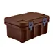 Cambro UPC180131 Ultra Pan Carriers® Top Loading 8" Deep Insulated Food Pan Carrier - Dark Brown 1 image