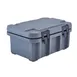 Cambro UPC180191 Ultra Pan Carriers® Top Loading 8" Deep Insulated Food Pan Carrier - Granite Gray 1 image