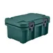 Cambro UPC180192 Ultra Pan Carriers® Top Loading 8" Deep Insulated Food Pan Carrier - Granite Green 1 image