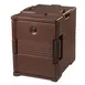 Cambro UPC400131 Ultra Pan Carrier® Front Loading Insulated Food Pan Carrier w/ 6 Pan Capacity, Dark Brown 1 image
