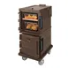 Cambro UPC600131 Ultra Camcart® Dark Brown Insulated Food Pan Carrier w/ 8 Pan Capacity 1 image