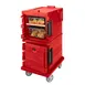 Cambro UPC600158 Ultra Camcarts® Hot Red Insulated Food Pan Carrier w/ 8 Pan Capacity 1 image