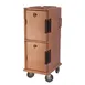 Cambro UPC800157 Ultra Camcart® Front Loading Coffee Beige Insulated Food Pan Carrier 1 image