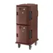 Cambro UPCH800131 "Full Height" 1-Section Heated Holding Cabinet, Solid Door, 20.5"W x 27.1"D x 54"H, Dark Brown, ENERGY STAR® 1 image