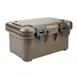 Cambro UPCS180131 S-Series Ultra Pan Carriers® Top Loading 8" Deep Insulated Food Pan Carrier - Dark Brown 1 image
