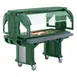 Cambro VBR5519 Versa Food Bar™ Serving Buffet, Kentucky Green, 5 ft. unit,  (4) Pan 1 image
