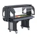 Cambro VBR6110 Versa Food Bar™ Serving Buffet, Black, 6 ft. unit, (5) Pan 1 image