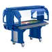 Cambro VBR6186 Versa Food Bar™ Serving Buffet, Navy Blue, 6 ft. unit, (5) Pan 1 image