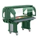 Cambro VBRL6519 Versa Food Bar™ Serving Buffet, Kentucky Green, 6 ft. unit, (5) Pan 1 image