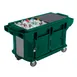 Cambro VBRUTHD5519 Versa Food Bar™ Work Table, Kentucky Green, 5 ft. unit, (4) Pan 1 image