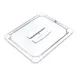 Carlisle 10230U07 1/2-Size Clear Polycarbonate Lid, Non-Slip, Dishwasher Safe, NSF, USA 1 image