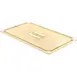 Carlisle 10410U13 StorPlus High Heat Lid, 1/1 Full-Size, Amber, Polyether Sulfone, Dishwasher Safe 1 image