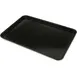 Carlisle 2618FGQ004 - Black Fiberglass Bakery Display Tray, 25-5/8" x 17-7/8" x 1-1/4", NSF 1 image