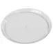 Carlisle 300407 Display Tray - 14" Clear Round SAN, Stain/Break/Chip, Recyclable, USA 1 image
