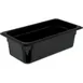 Carlisle 3086103 StorPlus Hot Food Pan, 1/3 Size, 3.8 Qt, 4" Deep, Black Polyether Sulfone BPA‑Free 1 image