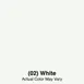 Carlisle 40000EC02 Bottle Brush 12" Long 2-3/4" Dia White Polyester Bristles Polypropylene Handle 1 image