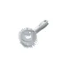 Carlisle 4016402 Sparta Vegetable Brush, 9-1/2" Long, White, Polyester Bristles, Circular Wire Head 1 image