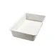 Carlisle 5552437 Balsam Displayware Pan - 20-7/8"L x 12-3/4"W x 4"D, White Melamine Dishwasher Safe 1 image