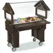 Carlisle 660508 45" "Six Star" Open Base Portable Food Bar, Green, 4 ft. Unit, (3) Pan 1 image