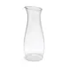 Carlisle 7090207 Cascata Carafe, 1 Liter, Drip Free Pour, Shatterproof Polycarbonate, Clear 1 image
