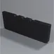 Carlisle 775403 Carlisle - Maximizer™ Basin Divider, Food Bar Partition Replacement - Black 1 image