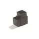 Carlisle 900431 Carlisle - Sneeze Guard Assembly Block - 1" Square, 90° Angle 1 image