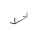 Carlisle 967223 Carlisle - Sneeze Guard Spar (Only), Adjustable, 1-1/4" Square 1 image
