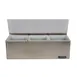 Carlisle B6183L EZ-Chill™ Garnish Center, 18"W x 5-3/8"D x 5-7/8"H, 3-Compartment, Stainless Steel 1 image