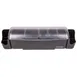 Carlisle BD4023S The Dome Garnish Center, 22"L x 7.5"W x 8.5"H, 7 Compartments, Black Polycarbonate 1 image