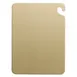 Carlisle CB121812BR San Jamar Cut-N-Carry 12" x 18" x ½" Brown Cutting Board, NSF 1 image