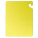Carlisle CB121812YL Cut‑N‑Carry Yellow 12" x 18" x ½" CoPolymer Cutting Board, Dishwasher‑Safe 1 image