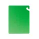 Carlisle CB182412GN San Jamar Cut-N-Carry Green 18" x 24" x 1/2" Cutting Board, NSF, Dishwasher Safe 1 image