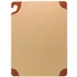 Carlisle CBG152012BR Saf‑T‑Grip Cutting Board, 15" x 20" x 1/2" Brown Anti‑Slip Food‑Safety Hook NSF 1 image