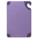 Carlisle CBG152012PR San Jamar Saf‑T‑Grip Cutting Board, 15" x 20" x 1/2", Purple Co‑Polymer, Anti‑Slip, NSF 1 image