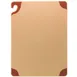 Carlisle CBG182412BR Saf‑T‑Grip Board 18"x24"x1/2" Brown Co‑Polymer Anti‑Slip Dishwasher Safe NSF 1 image