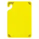 Carlisle CBG6938YL Saf‑T Cutting Board, 6" x 9" x 3/8", Yellow, Food‑Safety Hook, NSF 1 image