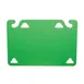 Carlisle CBQG1520GN 15x20" Green QuadGrip Polymer Cutting Board Refill, 1/8" Thick, 2 Hooks - 1/Pack 1 image
