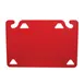 Carlisle CBQG1520RD QuadGrip Cutting Board, 15"x20" 1/8", Red Co‑Polymer, 2 Hooks, Ruler, NSF-1/Pack 1 image
